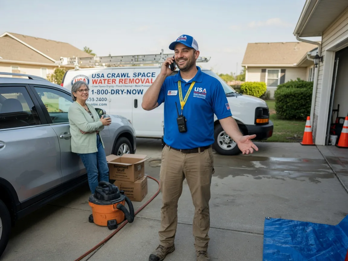 Crawl Space Water Removal Dustin, OK FAQs